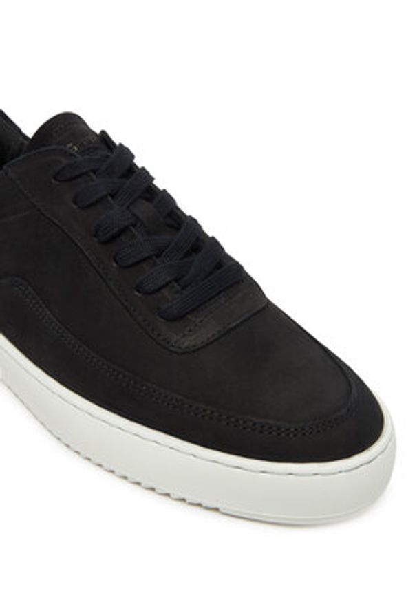 Filling Pieces Sneakersy Mondo 2.0 39922841861 Czarny. Kolor: czarny. Materiał: zamsz, skóra