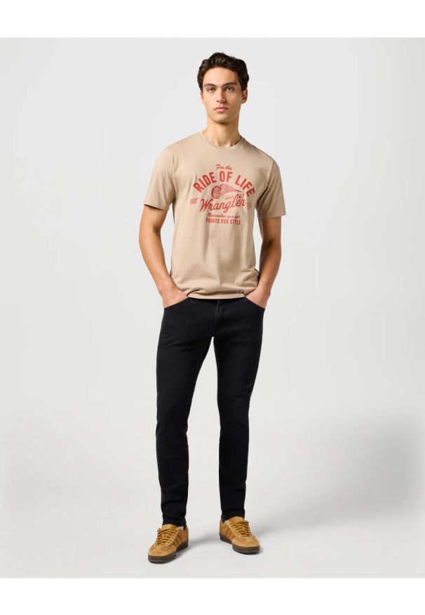 Wrangler - MESKA KOSZULKA WRANGLER AMERICANA TEE TIMBERWOLF 112362788