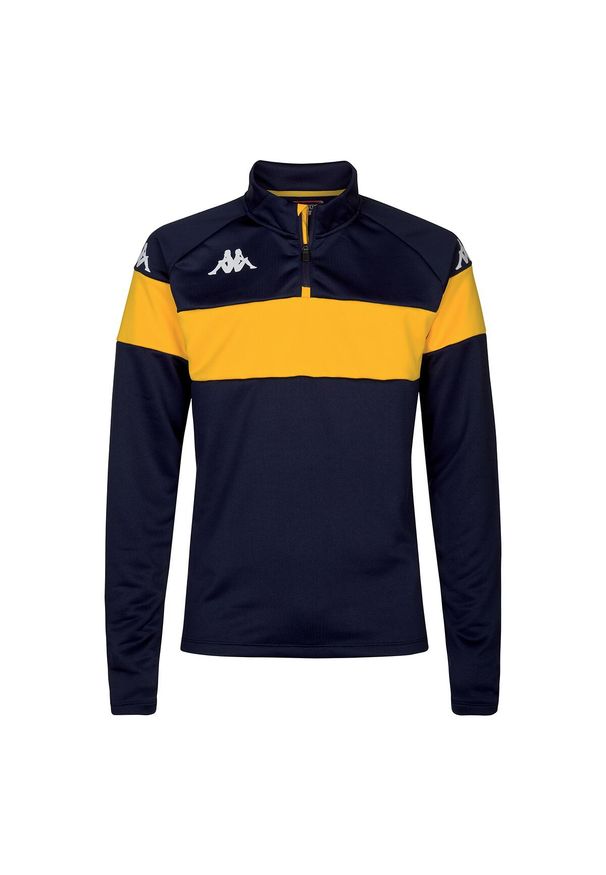 Bluza Kappa Dovare. Kolor: niebieski, wielokolorowy, żółty. Sport: fitness