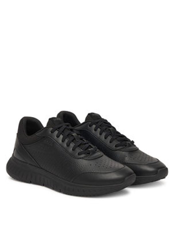BOSS Sneakersy Titanis 50548718 Czarny. Kolor: czarny. Materiał: skóra