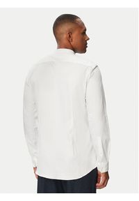 Hugo - HUGO Koszula Kaleb 50544949 Biały Slim Fit. Kolor: biały. Materiał: bawełna #3