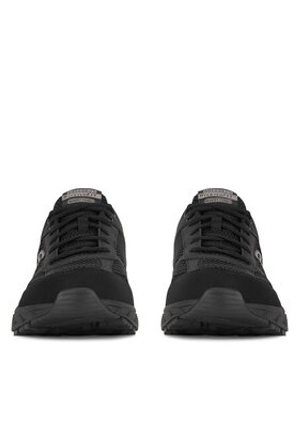 skechers - Skechers Sneakersy OAK CANYON 51898 BBK Czarny. Kolor: czarny. Materiał: skóra
