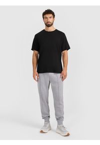 4f - 4F Spodnie dresowe joggery męskie - szare XXL. Kolor: szary. Materiał: dresówka. Sport: fitness, turystyka piesza #1