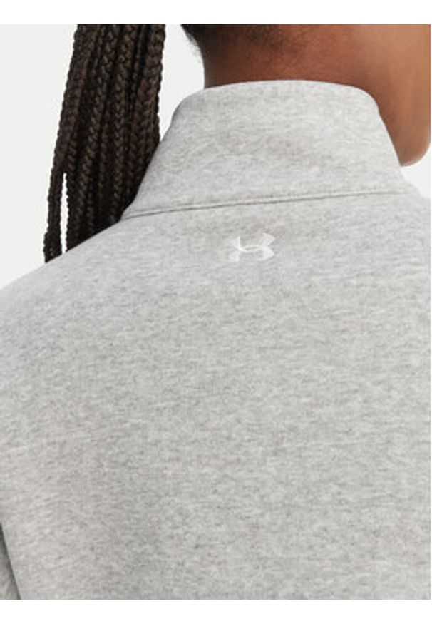Under Armour Bluza Rival Fleece Script 6012292 Szary Regular Fit. Kolor: szary. Materiał: bawełna