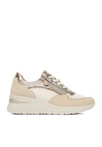 Go Soft Sneakersy CEO-WS2P260-03 Beżowy. Kolor: beżowy. Materiał: materiał #1