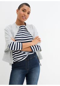 bonprix - Dżinsy o kroju slim fit, ze stanem mid waist, uszyte z bawełny. Kolor: niebieski #3