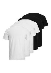 Jack & Jones - Jack&Jones Komplet 5 t-shirtów Basic 12191190 Kolorowy Regular Fit. Materiał: bawełna. Wzór: kolorowy #5