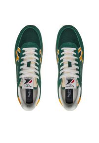 Pepe Jeans Sneakersy Brit Fun M PMS31046 Zielony. Kolor: zielony