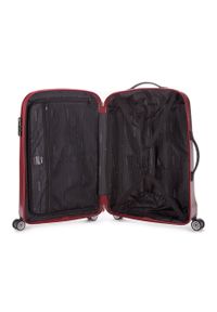 Wittchen - Komplet walizek z polikarbonu jednokolorowych. Kolor: czerwony. Materiał: guma #5