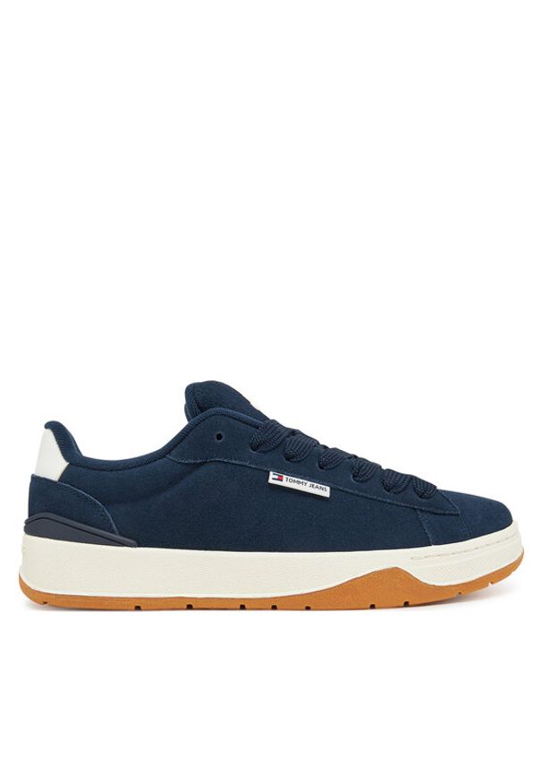 Tommy Jeans Sneakersy Tjm Skater Sneaker EM0EM01607 Granatowy. Kolor: niebieski. Materiał: zamsz, skóra