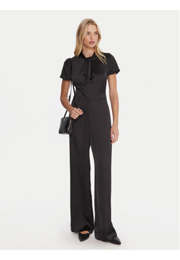 Hugo - HUGO Kombinezon Katene-1 50546750 Czarny Regular Fit. Kolor: czarny. Materiał: syntetyk