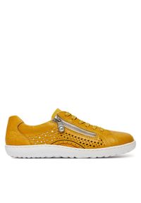 Sneakersy Rieker. Kolor: żółty