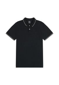 Lee - MESKA KOSZULKA LEE PIQUE POLO BLACK 112363659. Typ kołnierza: polo #7