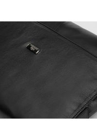 Wittchen - Męska torba na laptopa 11’’/12’’ skórzana na ramię czarna. Kolor: czarny. Materiał: skóra. Wzór: aplikacja. Styl: klasyczny, elegancki #5