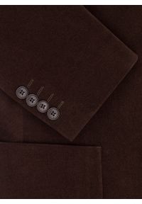 Pako Lorente - PAKO LORENTE - Brązowa sztruksowa marynarka męska. Okazja: na co dzień. Kolor: niebieski, brązowy. Materiał: sztruks. Styl: casual #5