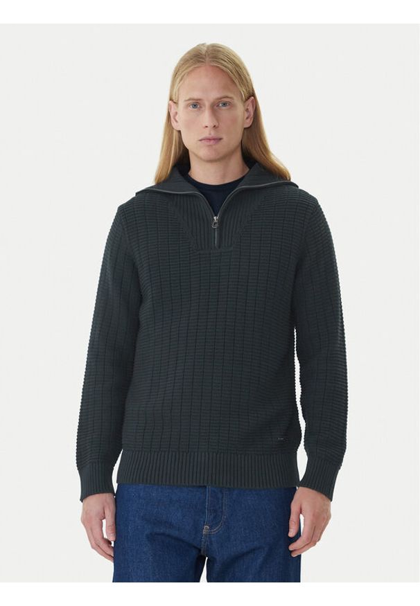 JOOP! Sweter 17 JK-15Jacobo 30047353 Granatowy Modern Fit. Kolor: niebieski. Materiał: syntetyk
