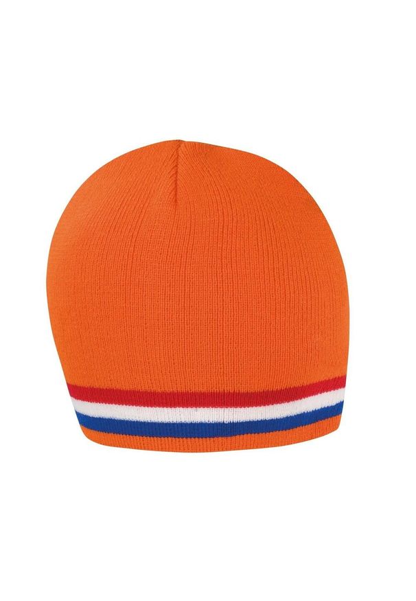 RESULT WINTER ESSENTIALS - Czapka Unisex Dla Dorosłych. Kolor: pomarańczowy, biały, czerwony, wielokolorowy