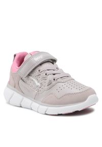 Sneakersy Bagheera Blaze Jr 86547-12 C0341 Grey/Pink. Kolor: szary. Materiał: skóra