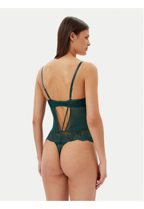 Hunkemöller Body Berry 301159 Zielony. Kolor: zielony. Materiał: syntetyk