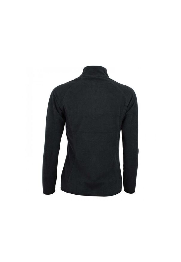 PEAK MOUNTAIN - Damski polar 1/2 zip Peak Mountain Micro. Kolor: czarny. Materiał: polar. Sport: turystyka piesza