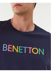 United Colors of Benetton - United Colors Of Benetton Longsleeve 3I1XU1034 Granatowy Regular Fit. Kolor: niebieski. Materiał: bawełna. Długość rękawa: długi rękaw #5