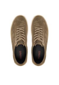 Hugo - HUGO Półbuty Prodigy 50557727 Khaki. Kolor: brązowy. Materiał: skóra, zamsz #6