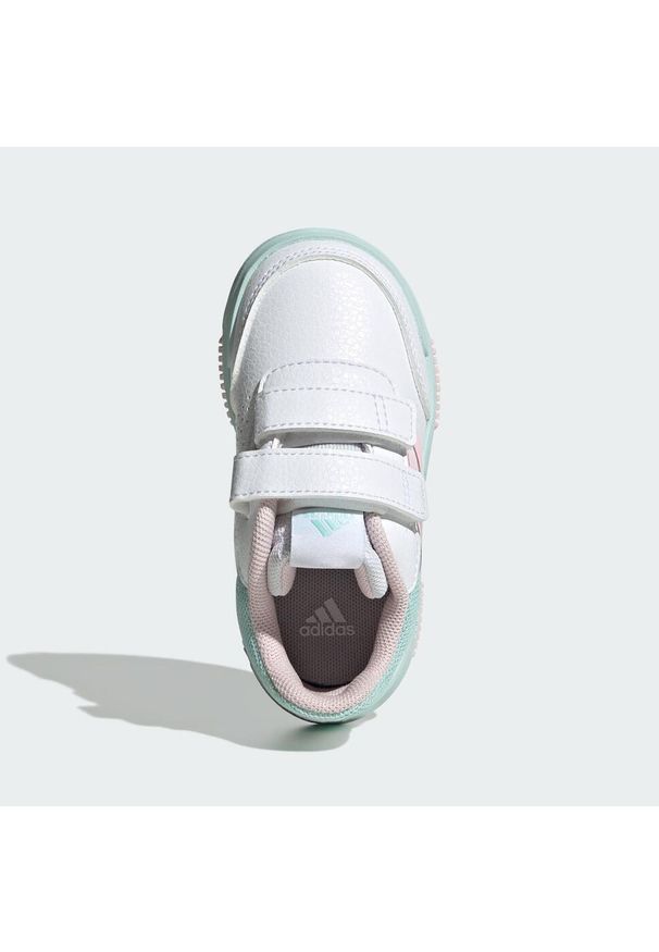 Adidas - Tensaur Hook and Loop Shoes. Kolor: biały, różowy, niebieski, wielokolorowy. Materiał: materiał