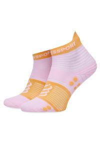 Compressport Skarpety Niskie Unisex Pro Racing V4.0 Run Low XU00047B Pomarańczowy. Kolor: pomarańczowy. Materiał: syntetyk. Sport: bieganie