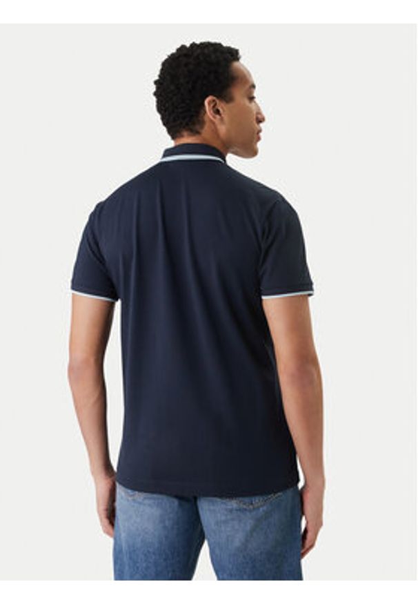 Jack & Jones Polo Fusion 12289953 Niebieski Regular Fit. Typ kołnierza: polo. Kolor: niebieski. Materiał: syntetyk