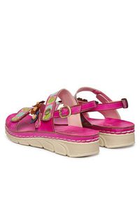 Laura Vita Sandały Dorry 18 Różowy. Kolor: różowy. Materiał: skóra #6