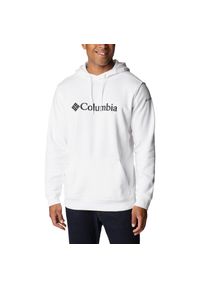 columbia - Bluza dresowa sportowa męska CSC Basic Logo II Hoodie. Kolor: biały. Materiał: poliester, bawełna. Styl: sportowy #1