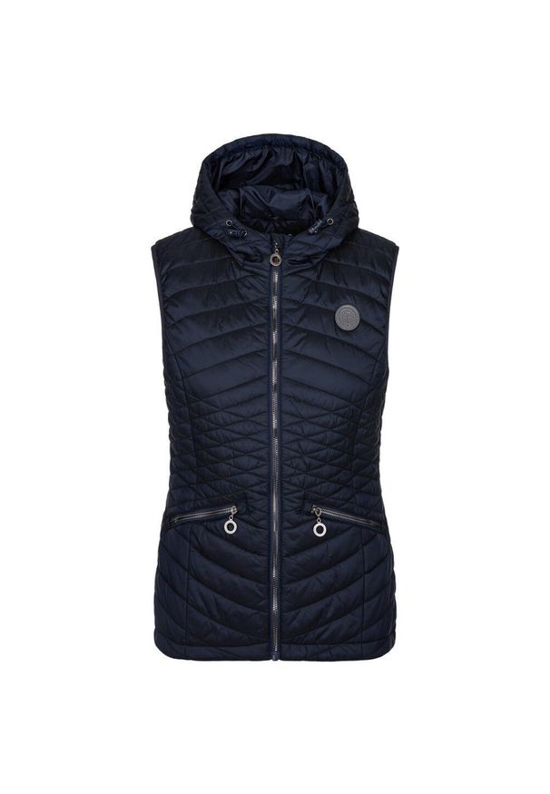 ZEAGLE - Damska pikowana kamizelka LOAP Ilmanax, wodoodporna, S. Kolor: niebieski. Materiał: włókno, puch. Sezon: zima