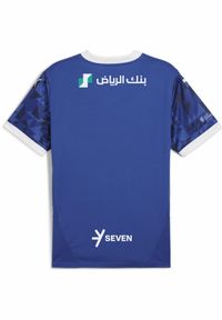 Puma - Męska koszulka domowa Al Hilal Saudi F.C. 24/25 PUMA Blue Intense White. Kolor: biały, niebieski, wielokolorowy. Wzór: aplikacja