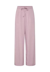 Pieces Spodnie materiałowe Pia 17149314 Różowy Wide Leg. Kolor: różowy. Materiał: wiskoza, len #6