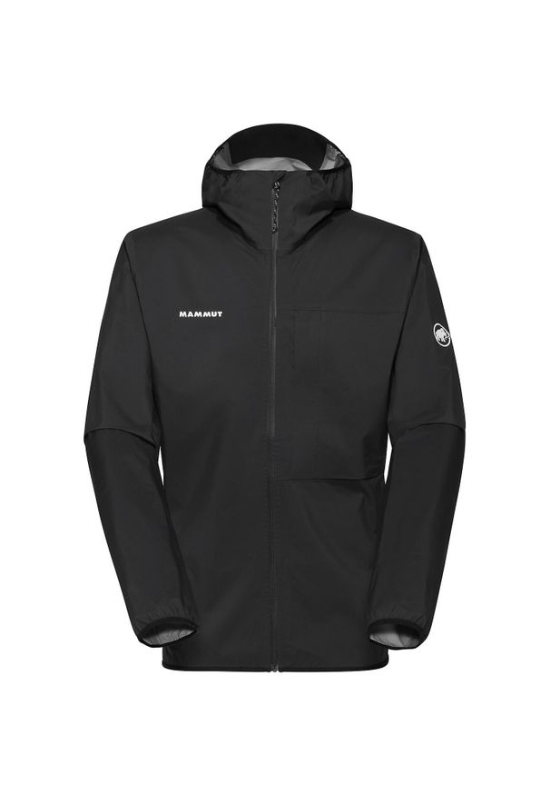 Kurtka z membraną męska Mammut Ducan Light HS Hooded Jacket. Kolor: wielokolorowy, czarny, szary