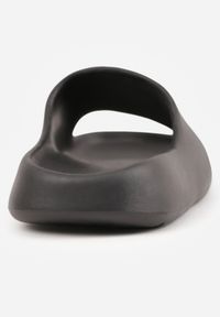 Renee - Czarne Piankowe Klapki z Grubą Podeszwą i Szerokim Paskiem Zamila. Okazja: na co dzień, na plażę. Kolor: czarny. Styl: elegancki, sportowy, casual #8