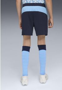 Puma - Młodzieżowe szorty Manchester City 25/26 PUMA Deep Navy Team Light Blue. Kolor: niebieski. Materiał: tkanina. Sport: piłka nożna
