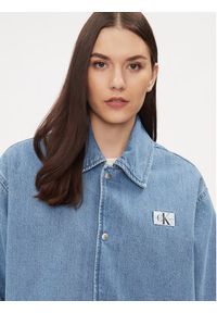 Calvin Klein Jeans Kurtka jeansowa Skater J20J223258 Niebieski Relaxed Fit. Kolor: niebieski. Materiał: bawełna #5