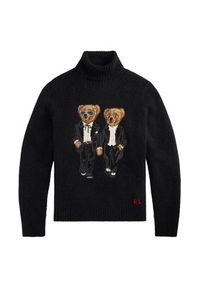 Polo Ralph Lauren Golf 710982141001 Czarny Regular Fit. Typ kołnierza: golf, polo. Kolor: czarny. Materiał: wełna #7