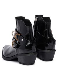 Pinko - PINKO Botki Ankle Boot Box Calf SD0343 P114 Z99 Czarny. Kolor: czarny. Materiał: skóra, lakier #5