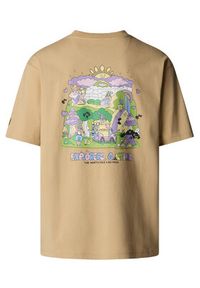 The North Face T-Shirt Unisex Mountain Cleanup NF0A8C4D Beżowy Oversize. Kolor: beżowy. Materiał: bawełna #5