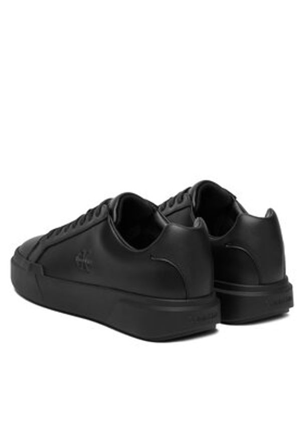 Calvin Klein Sneakersy Chunky Cupsole Laceup Lth Wn YW0YW01947 Czarny. Kolor: czarny. Materiał: skóra