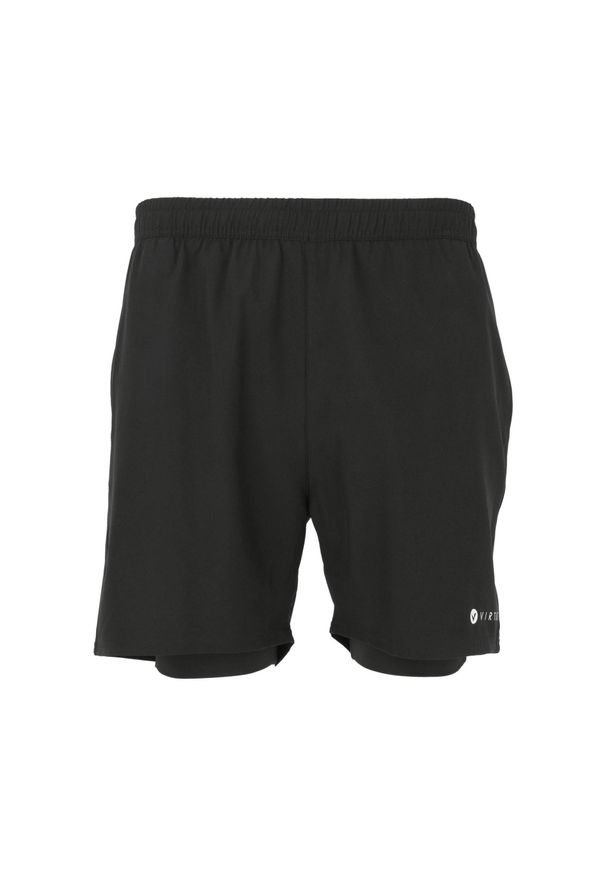 VIRTUS - Szorty 2 w 1 Virtus Zayne. Kolor: czarny. Długość: krótkie. Sezon: lato