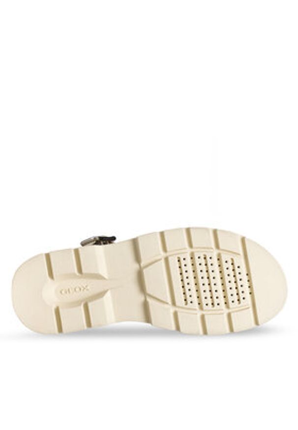 Geox Sandały D670NB-00043 Kremowy. Kolor: kremowy. Materiał: skóra
