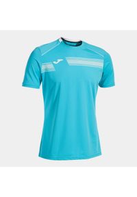 Koszulka tenisowa męska z krótkim rękawem Joma Smash Short Sleeve T-Shirt. Kolor: biały, niebieski, wielokolorowy. Materiał: poliester. Długość rękawa: krótki rękaw. Długość: krótkie. Sport: tenis