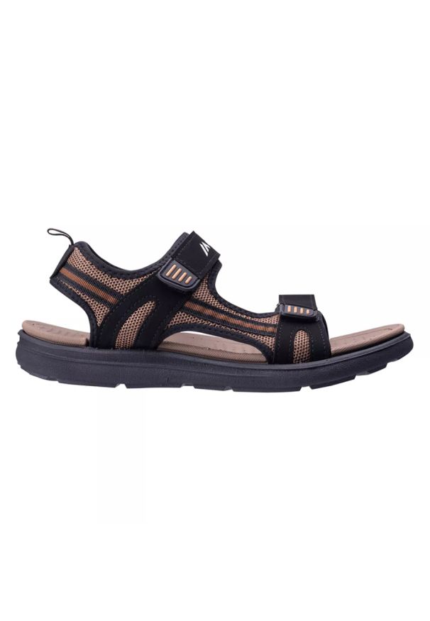 MARTES - Sandały męskie Martes Martibo - brązowe, Rozmiar buta 42. Okazja: na co dzień. Kolor: brązowy. Materiał: materiał. Sezon: lato. Styl: casual, elegancki