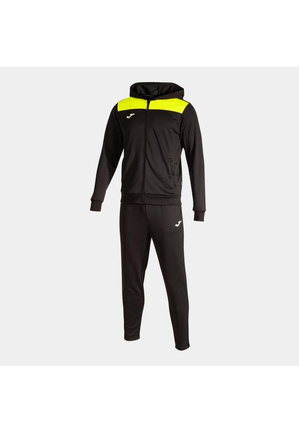 Dres Joma Phoenix II. Kolor: wielokolorowy, żółty, czarny. Materiał: dresówka. Sport: piłka nożna, fitness