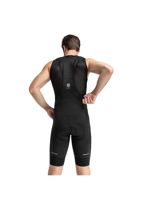 SIROKO - Spodenki rowerowe męskie z materiałów z recyklingu Malh. Kolor: czarny. Materiał: materiał. Sport: kolarstwo