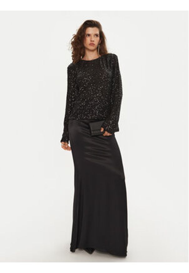 Bruuns Bazaar Bluzka Casi BBW4193 Czarny Regular Fit. Kolor: czarny. Materiał: syntetyk