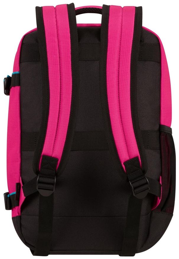 AMERICAN TOURISTER - Plecak American Tourister Take2Cabin S do Ryanair różowy. Kolor: różowy. Materiał: materiał. Styl: klasyczny